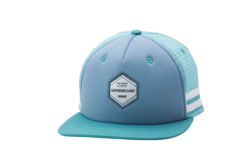 Double Set Trucker Hat - Blue