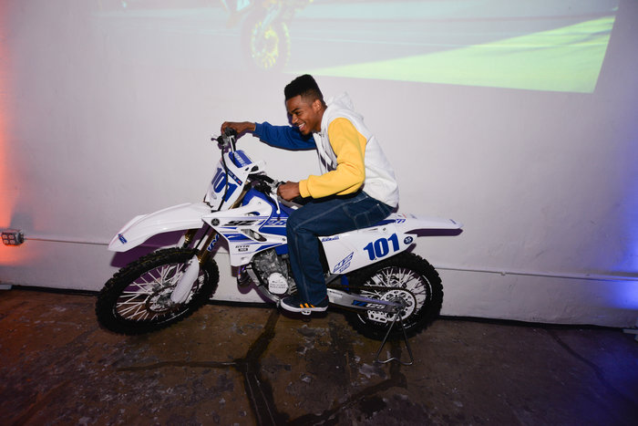 Photo Credit: Peter Pabon - Tyshawn Jones chilling on a dirtbike