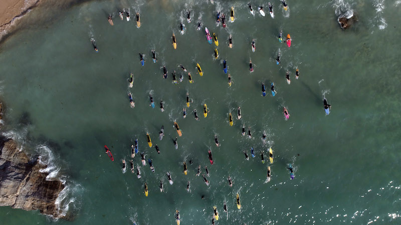 Jack O'Neill Paddle Out Newquay | Photo Credit: Sam Boydell