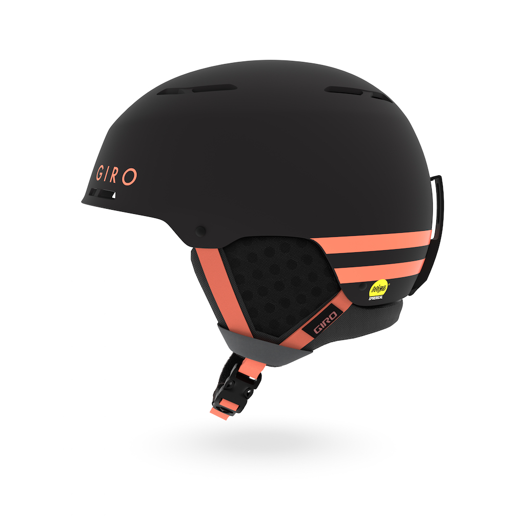 Giro Emerge MIPS in Matte Black with Peach