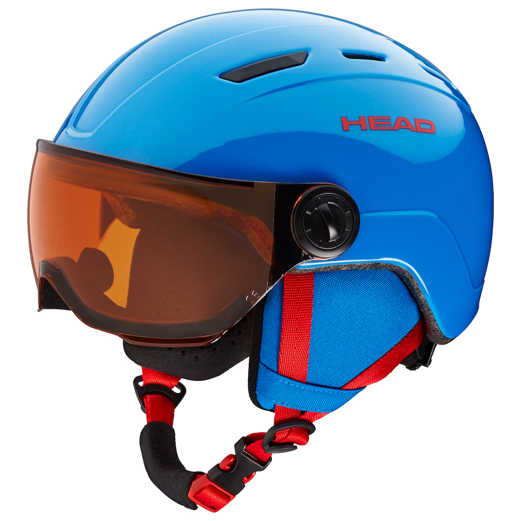 Head MOJO Snow Helmet in Blue with Visor