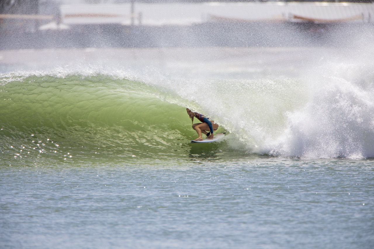 Stephanie Gilmore at WSL Future Classic, KSWCo, California. Photo - WSL