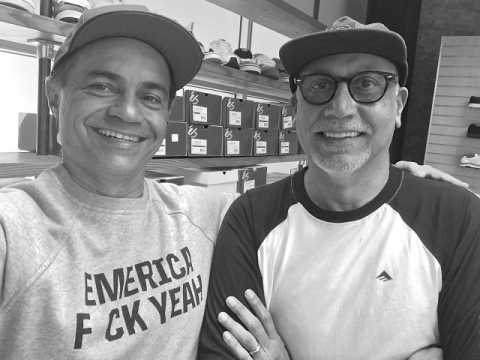 Sole Tech CEO and Owner Pierre-André Senizergues and Esmail Mawjee