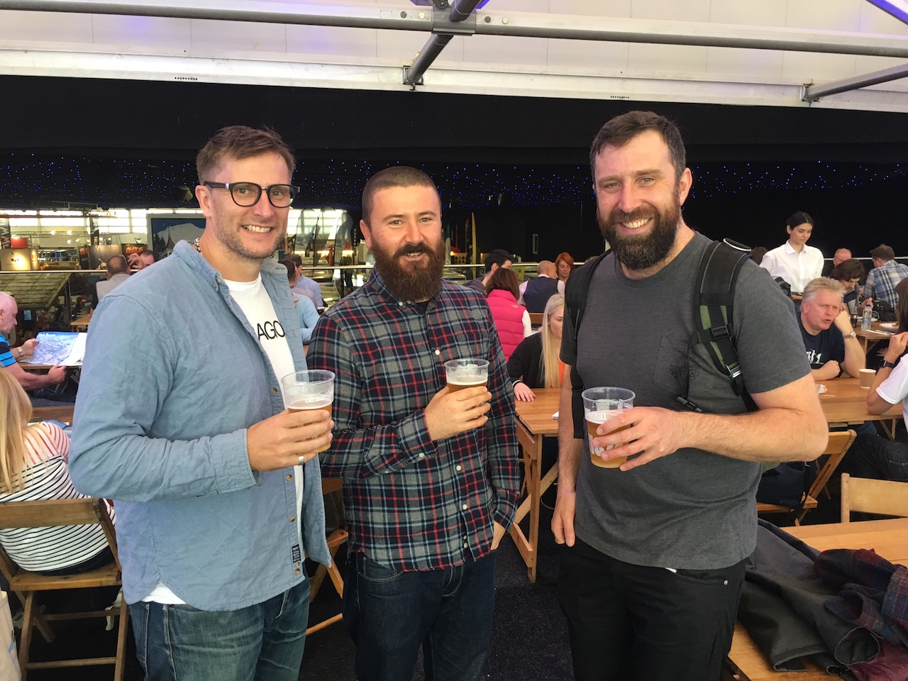 The Likely Lads – Dragon’s Craig Smith, Dragon Lodge’s John Bassett and Noble Custom’s Sam Noble