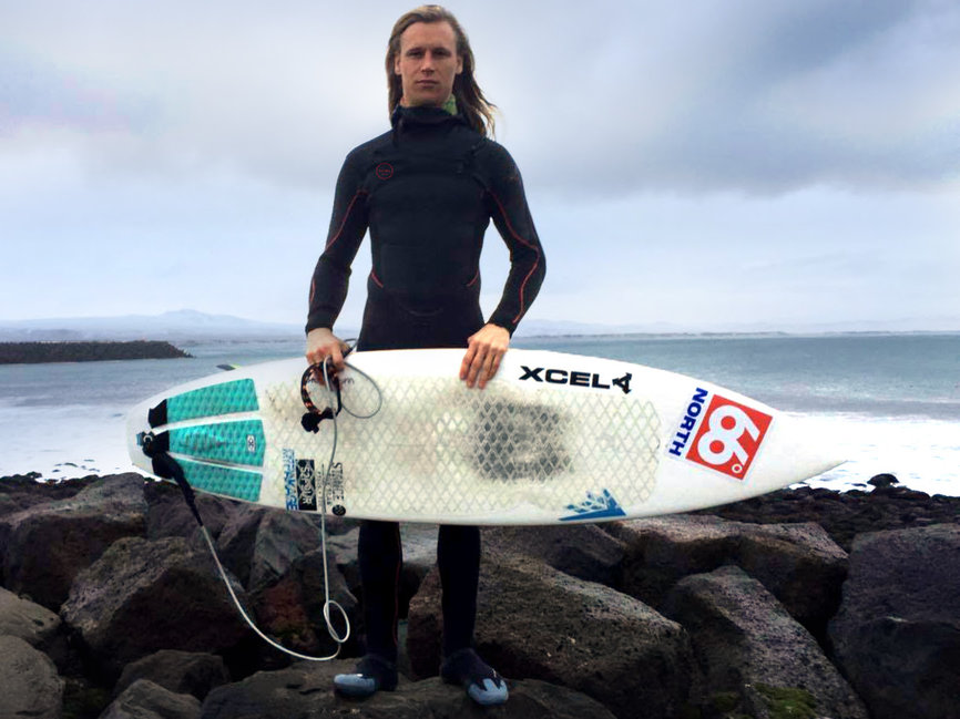 Heiðar Logi in his native Iceland