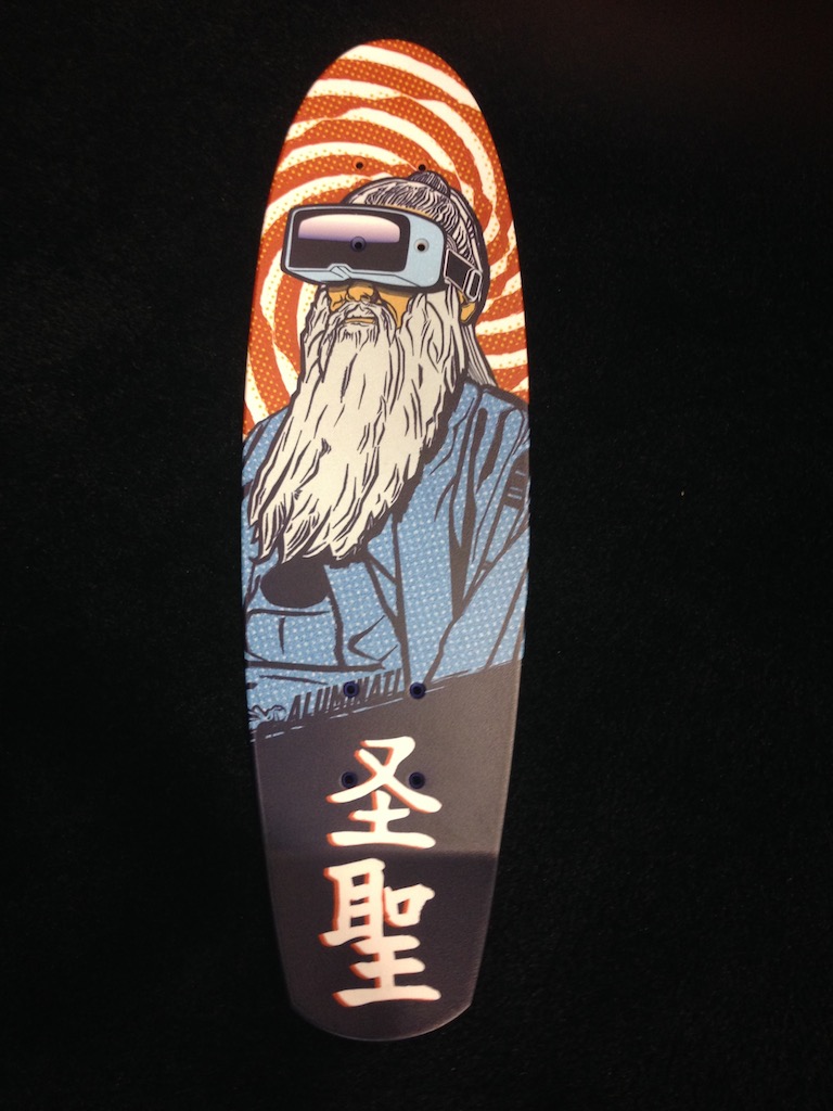 Aluminati from the Future shock series, one of their Modern Japan boards
