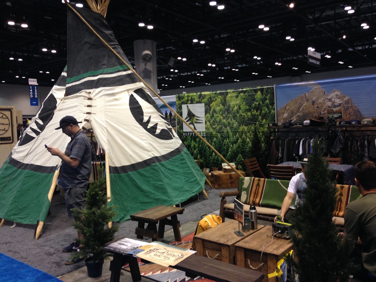 HippyTree bought a Teepee to the show