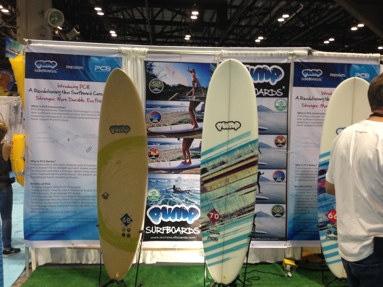 Pump Surfboards PC8 is a new supertough polycarbonate technology