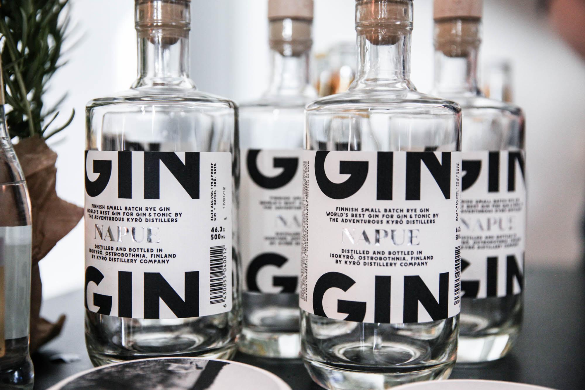 Our favorite Gin. Napue from Kyrö Distillery.