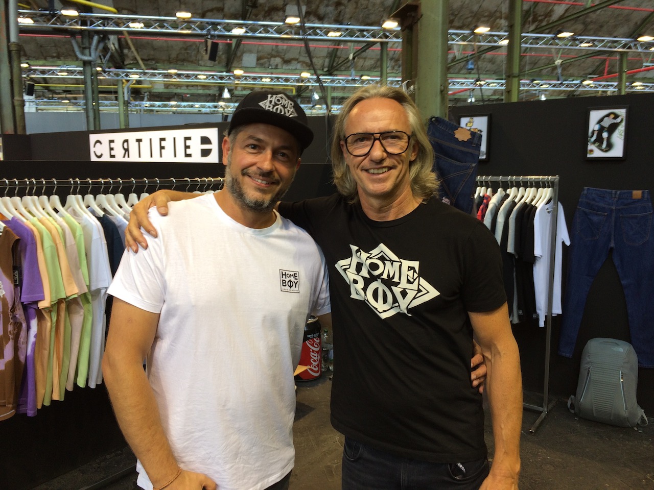Homeboy’s Alex Hass and founder Jurgen Wolf