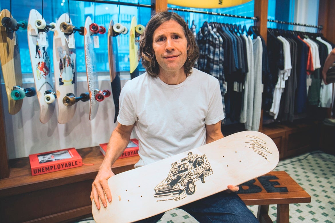 Skateboarding legend Rodney Mullen helps open Globe’s flagship store in Hong Kong