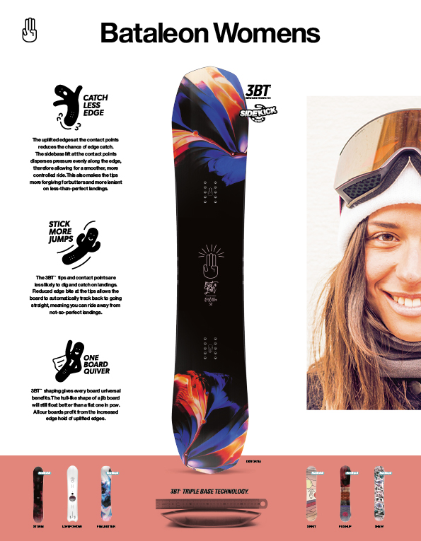 90 Bataleon Womens snowboard