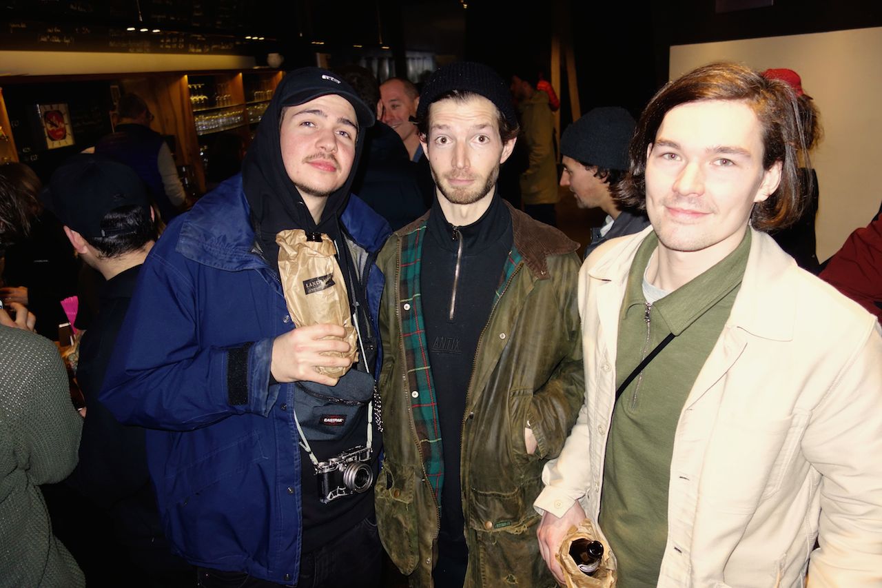 Bitchslap Mag’s Felix, Freelance content chap Theo Acworth and Method’s Will Sleigh