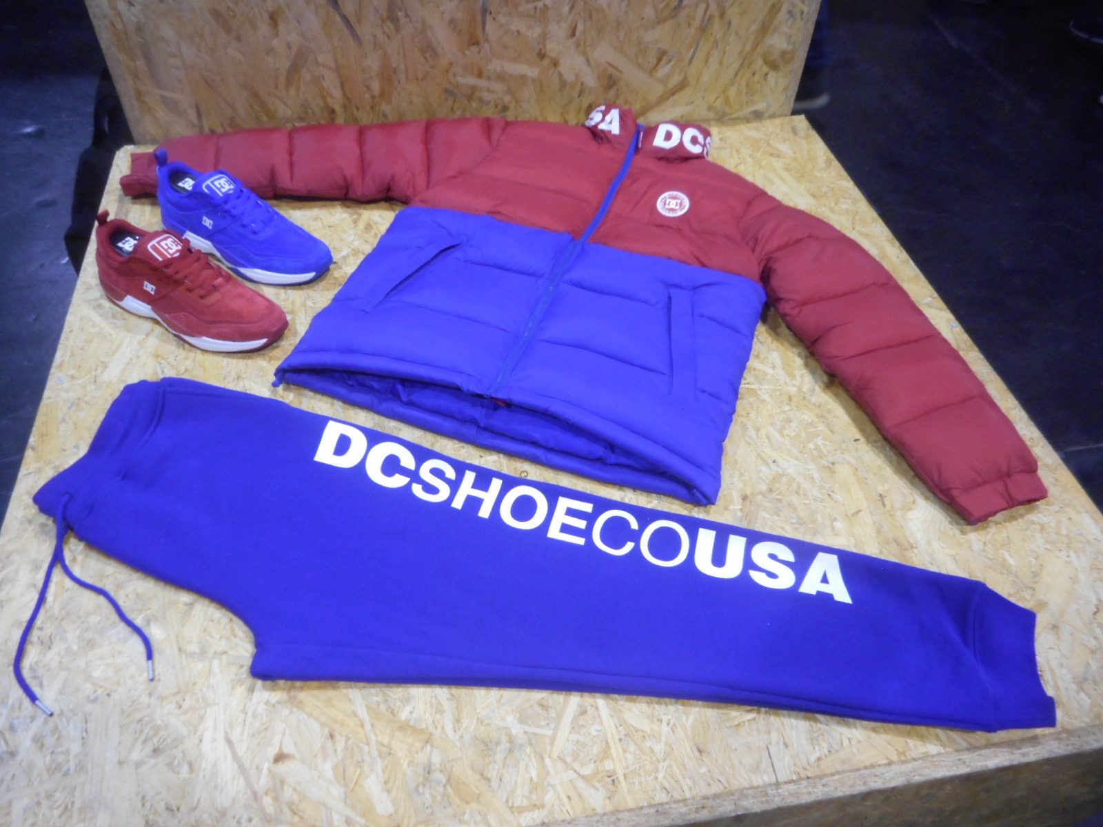 DC’s 100% nylon Gosforth jacket with matching Tribeka shoe and pants