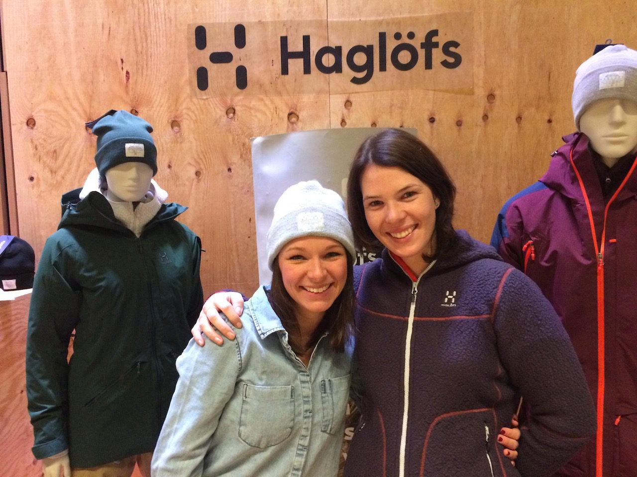 Haglof’s Janina Schmidt and Sandra Muehlhausen