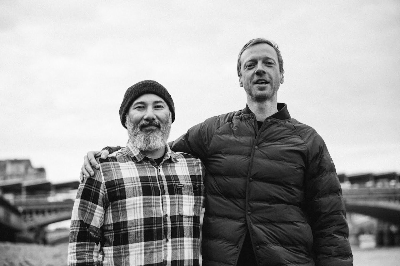 Matt Barr & podcast interviewee and snowboard legend Bryan Iguchi