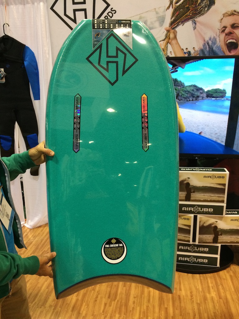 Hubberboards Dub Zero new full cresent tail for for better control.