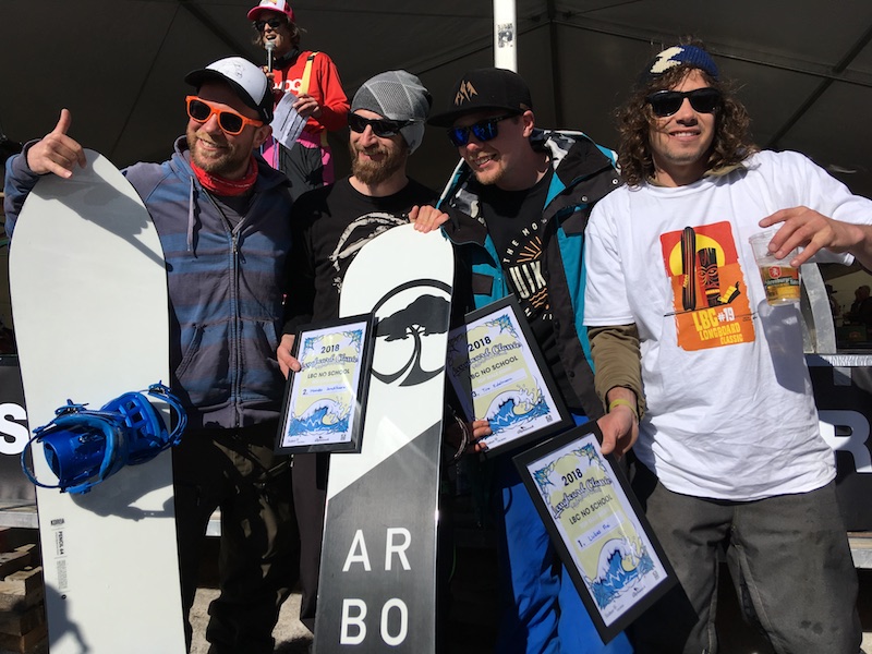 Winner No School Men – Lukas Frei – Mambo Jonckheere – Volker Blepp – Tino Edelmann