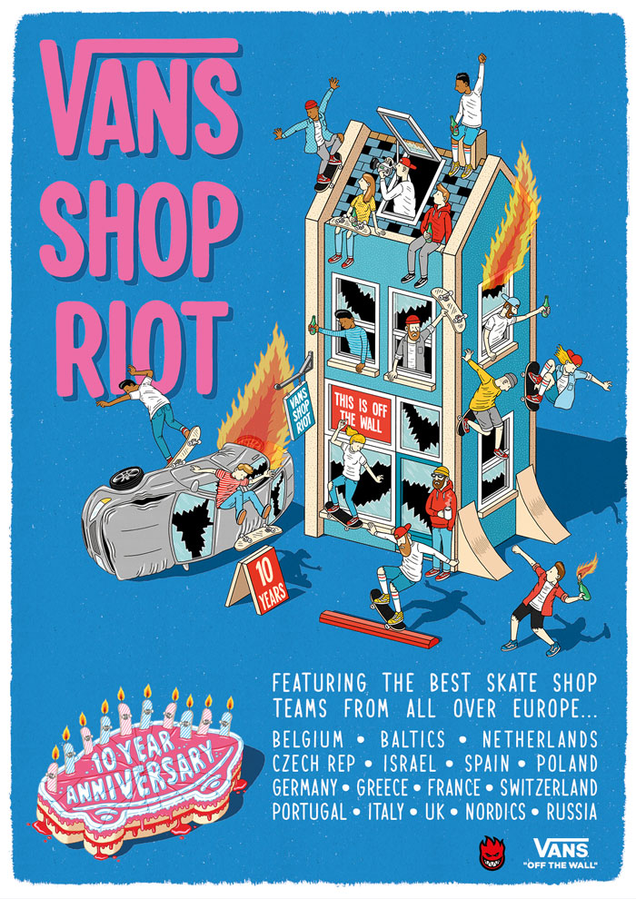 Vans Shop Riot Celebrates 10th Year Boardsport