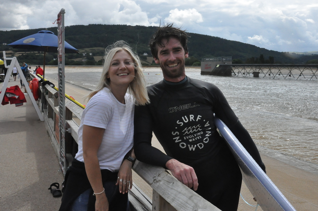 8 Mervin's UK powerhouse, Lauren Lidford and Freeze Pro Shop (Edinburgh)'s Surf Buyer, Mark