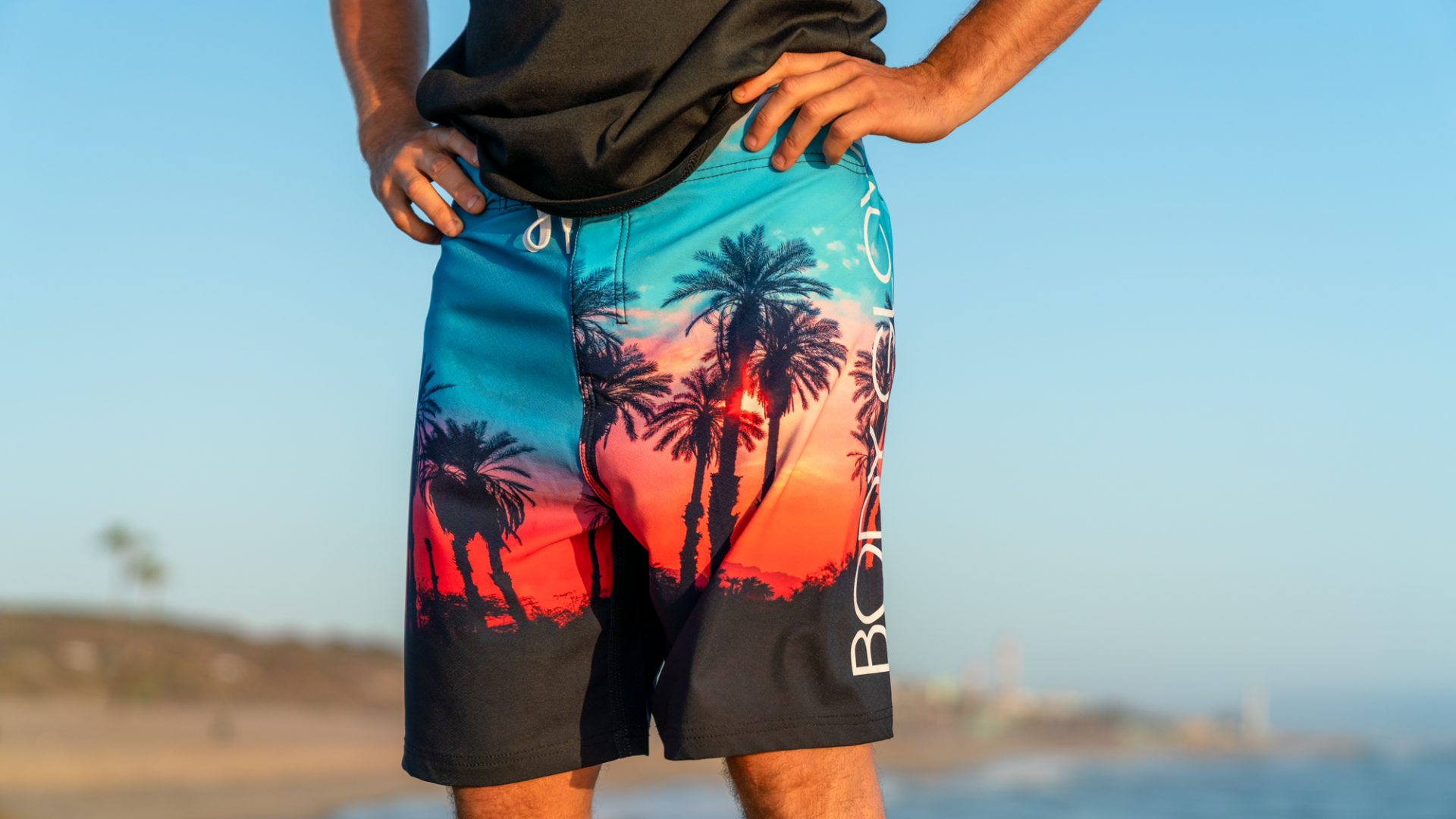 BGA Mens Paradiso Boardshort Sunset