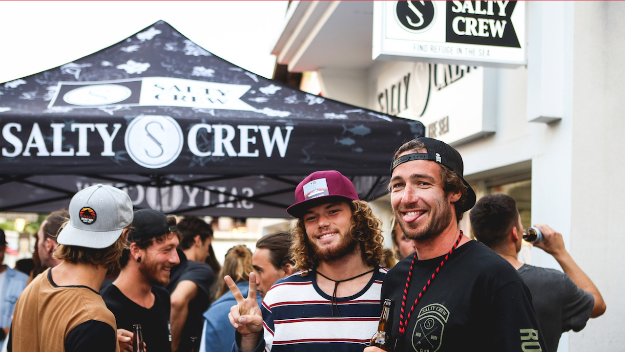 Local ripper Paul Duvignau & Salty ambassador Cedric Giscos