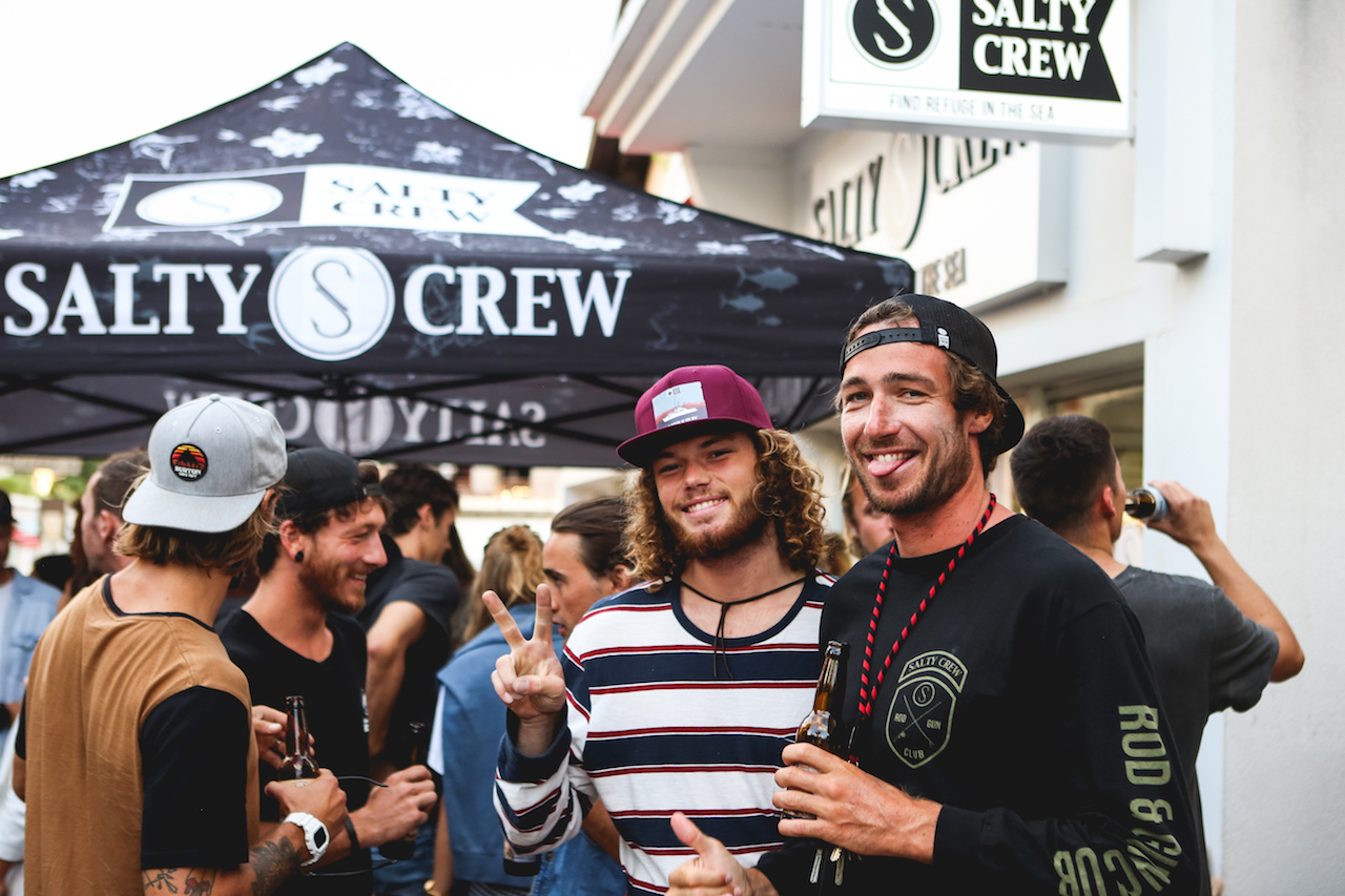 Local ripper Paul Duvignau & Salty ambassador Cedric Giscos