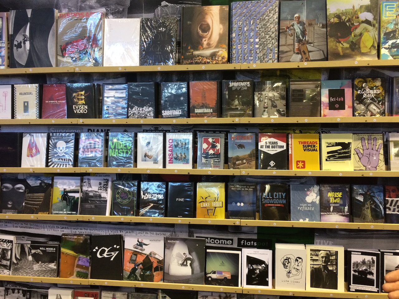 Palomino store offers an unmatched array of skate dvd’s, books and magazines