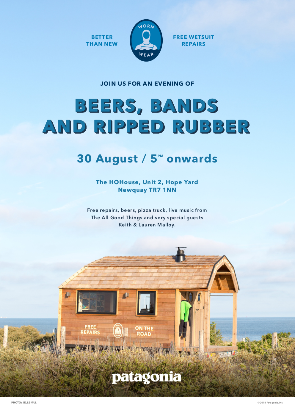 beer, bands and ripped rubber