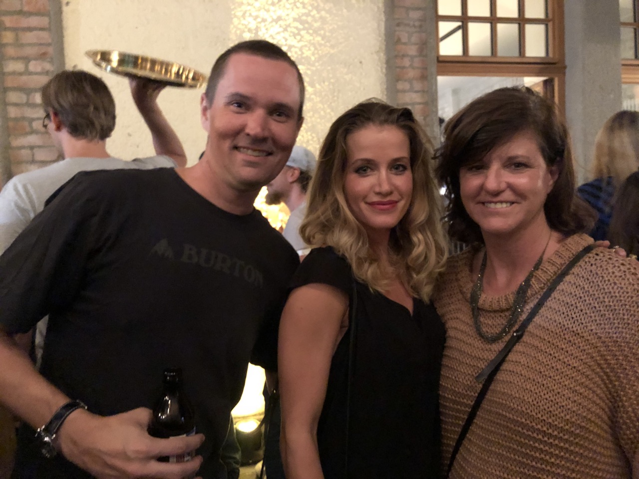 23 John Lacy (President, Burton Snowboards), Nina Kay, Donna Carpenter (CEO, Burton Snowboards)