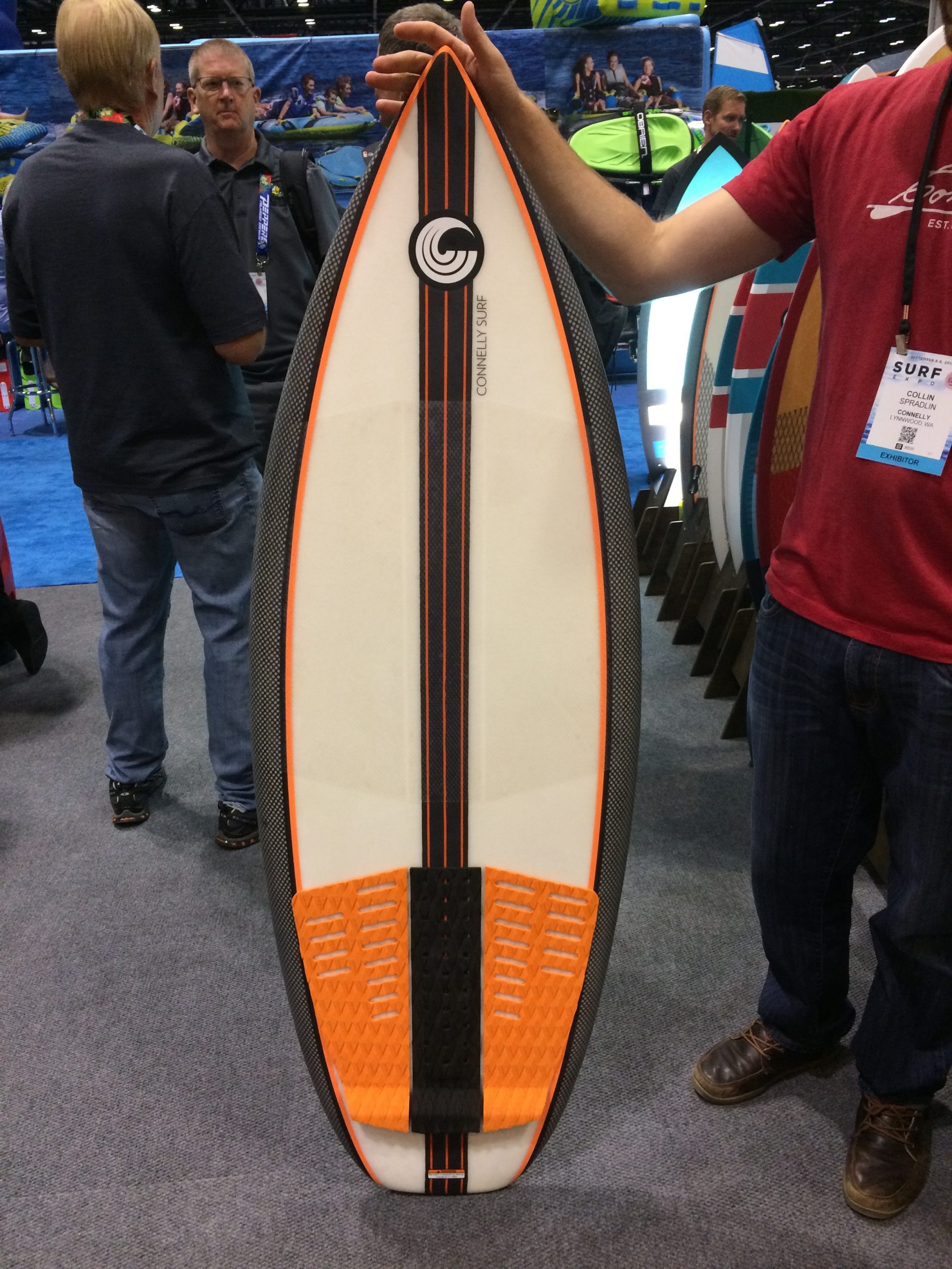 Connelly’s Ono wake surfer has ghost grip as an alternative to wax, keeps the boat clean