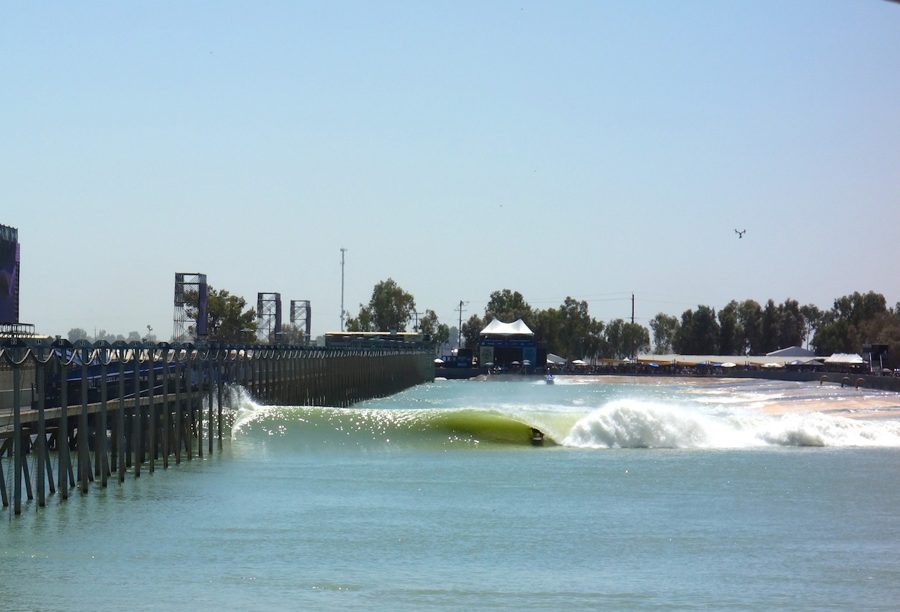 Surf Ranch Pro Event Winner Gabriel Medina slotted. Photo HMT