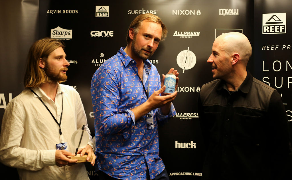 Beyond the Noise – Best Cinematography (LtoR Andrew Kaineder Dan Croskett Noah Lane)