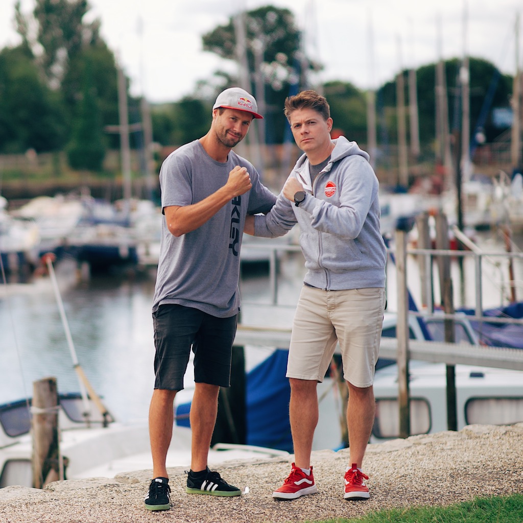 Billy Morgan and Graystone Co-founder, Ben Livingstone. Photo James Sweet