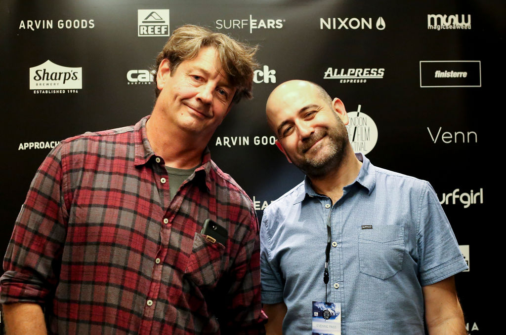 Low Pressure’s Bruce Sutherland with TCOL’s Vince Medeiros