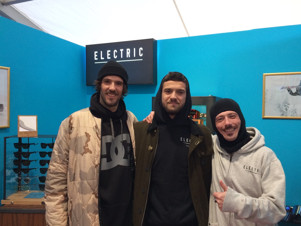Electric’s  Thomas Chassagne , Damien Roos  and Charles Andriu