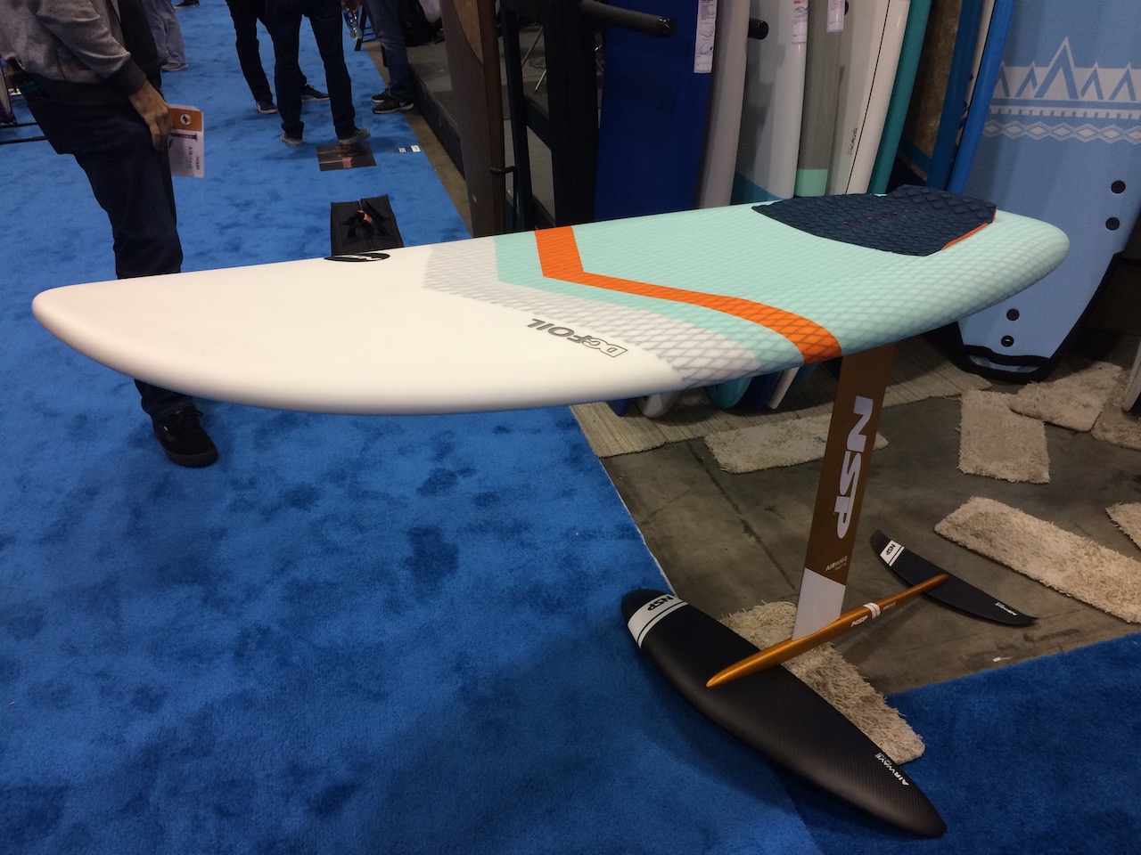 NSP's Surf Foilboard designed by Dale Chapman comes in 3 sizes