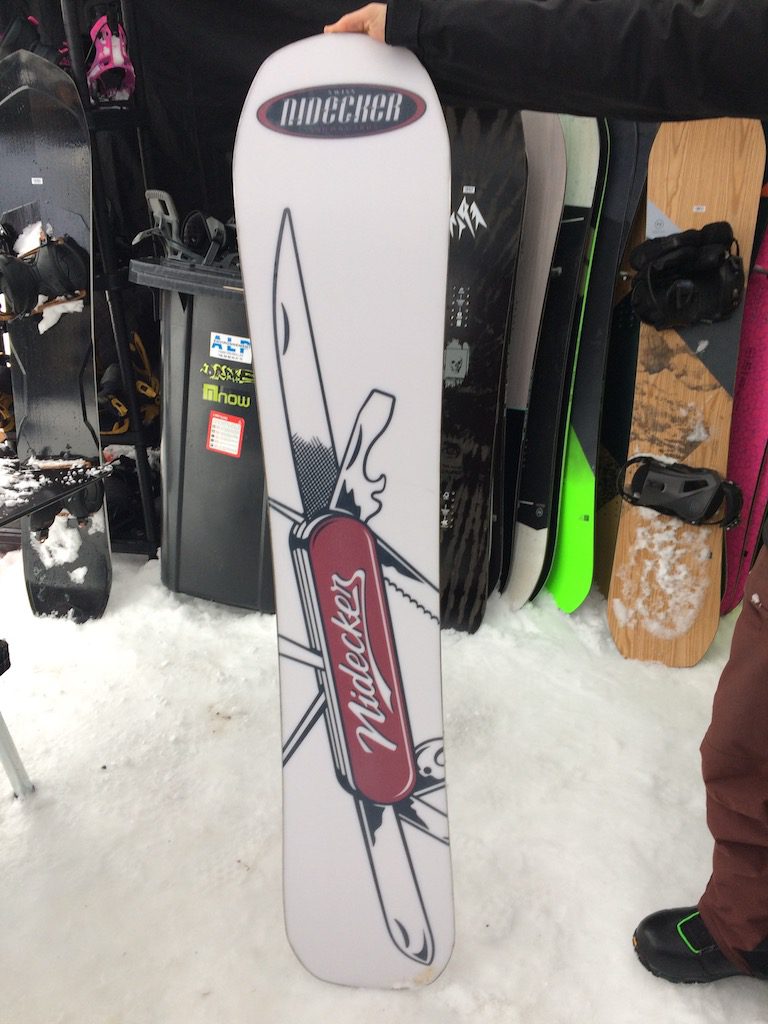 Nidecker’s Pro Pipe with reissue of a 92 graphic from the Merc