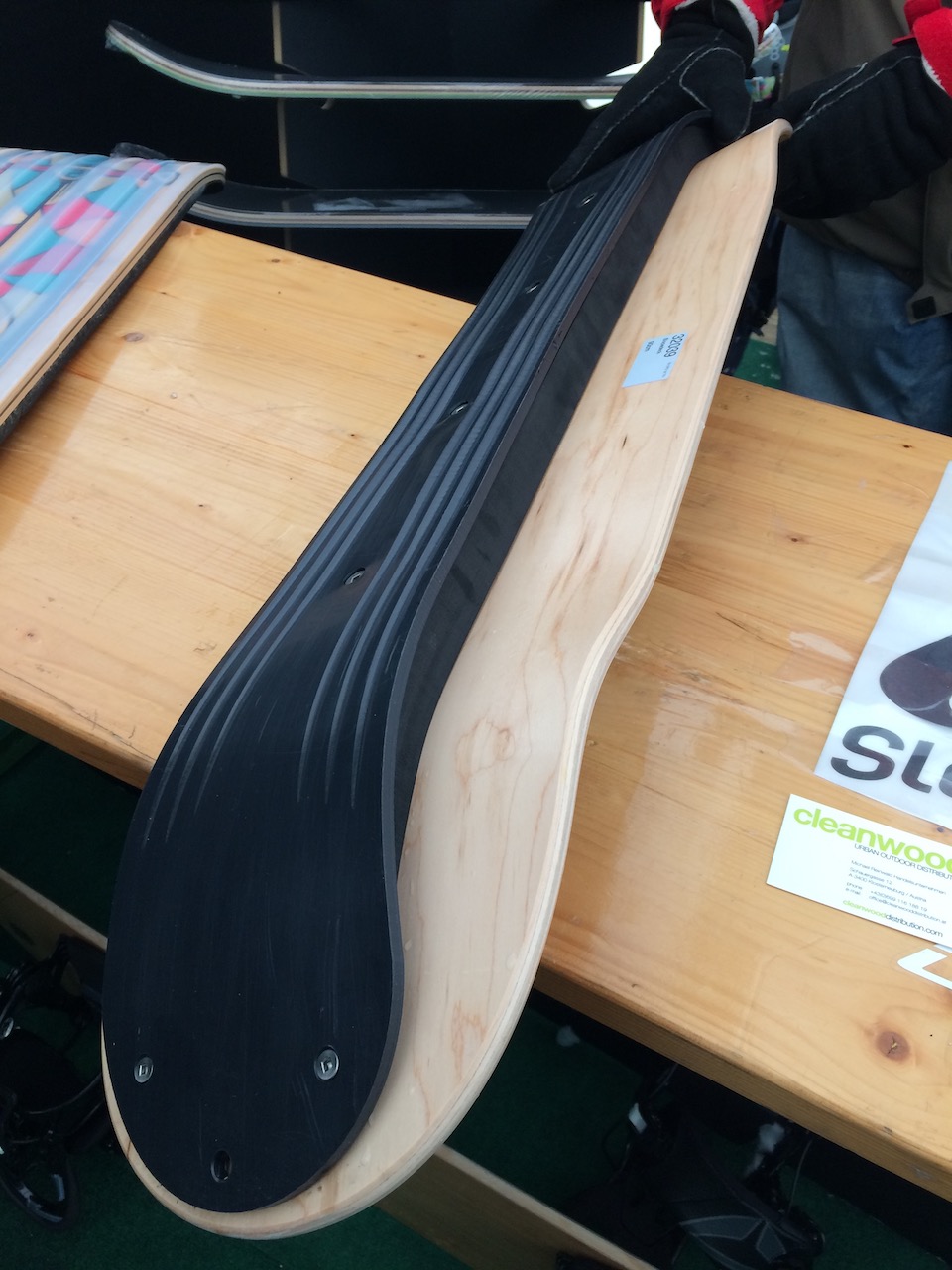 Slopedeck snowskate for messing around in the city