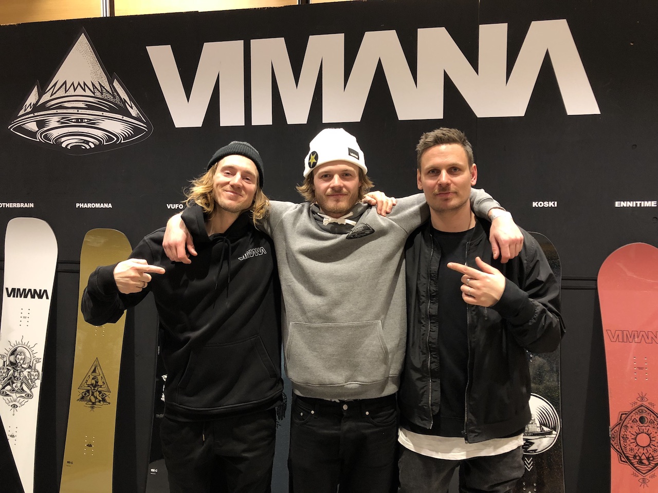 Vimana crew – Werni Stock, Brage Richenberg & Founder Trond-Eirik Husvaeg