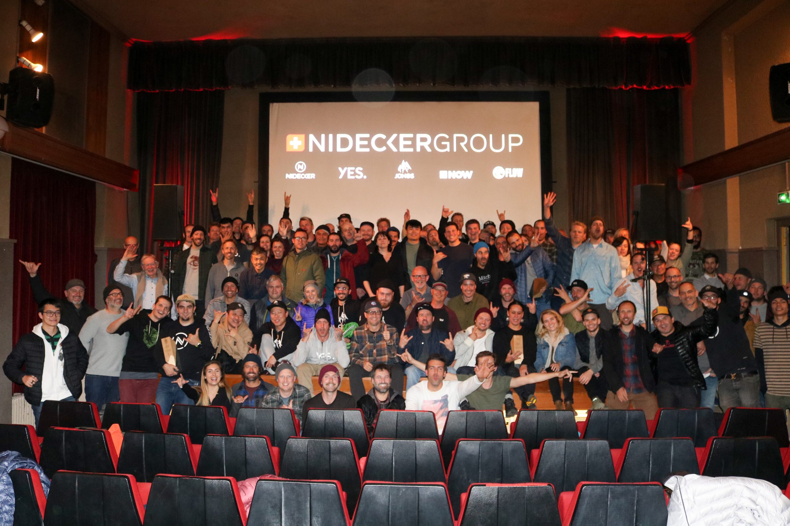 The Nidecker Family in Chamonix for the FW1920 Sales Meeting