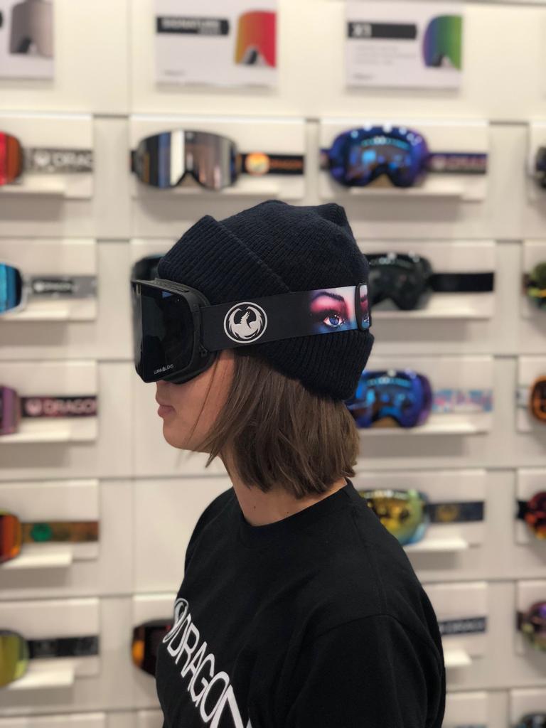 Dragon’s Anika wearing their NFX2 in Blake Paul colourway