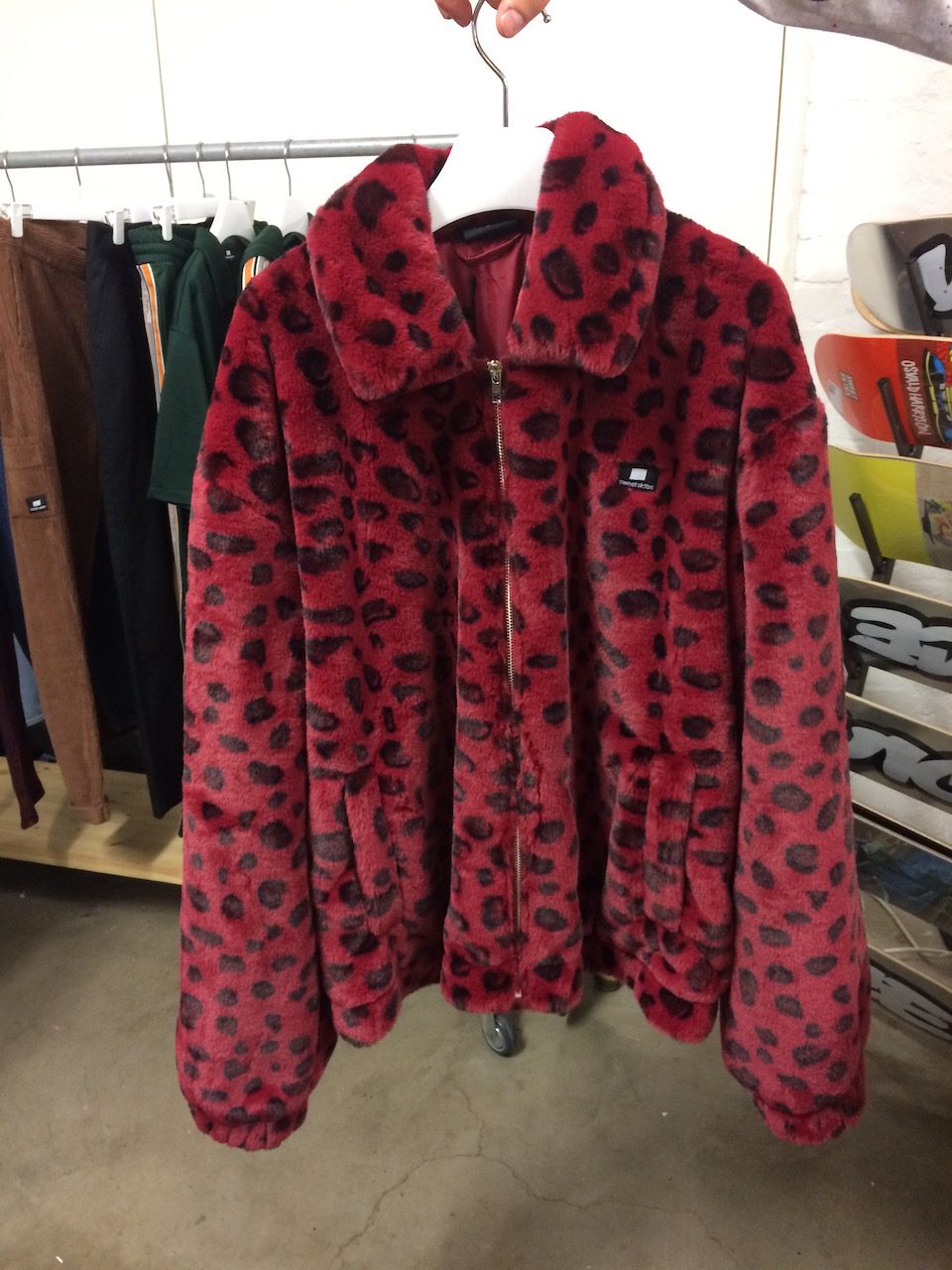 Sweet Skateboards Faux Fur jacket 