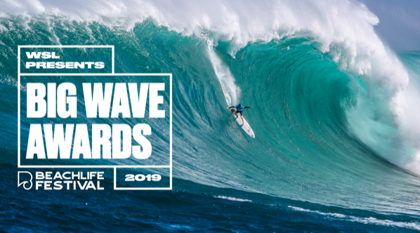 Grant 'Twiggy' Baker (ZAF), two-time Big Wave Tour Champion, at the 2018/2019 Jaws Challenge at Pe'ahi, Maui, Hawaii.