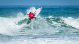 Portuguese Deeply Team Rider Vasco Ribeiro at the 2018 Pro Anglet