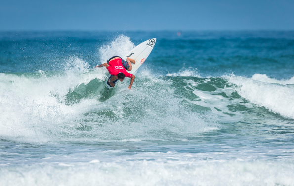 Portuguese Deeply Team Rider Vasco Ribeiro at the 2018 Pro Anglet