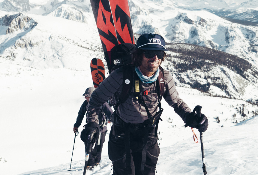 Jeremy Jones at Home in the Mountains. Photo by: Nick Kalisz