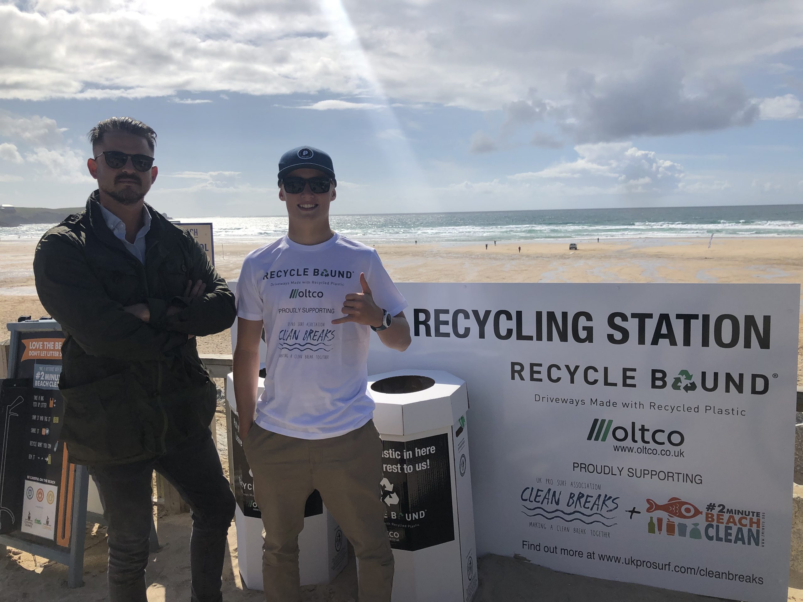 Johnny Pearce and Noah Capps, Recycle Bound Surf Ambassador