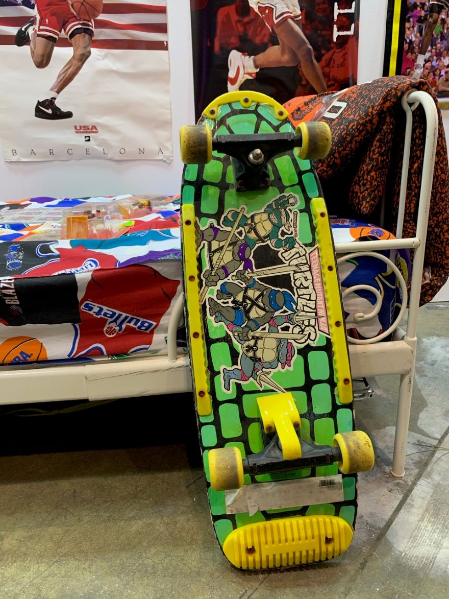 Vintage TMNT skateboard but otherwise not as much skateboarding as ComplexCon Long Beach