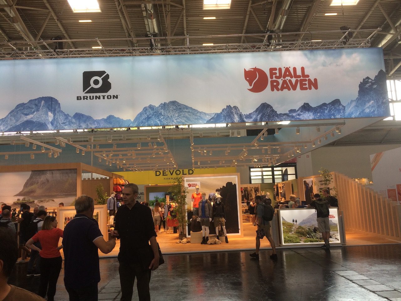 Fjallraven booth